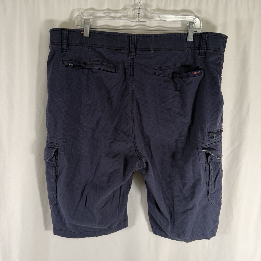 Wear First Cargo Shorts Men's 40 Black Flat Front Pockets Casual - Picture 7 of 7